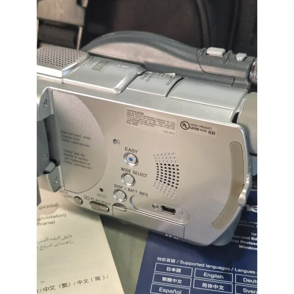 Sony dcr dvd505
